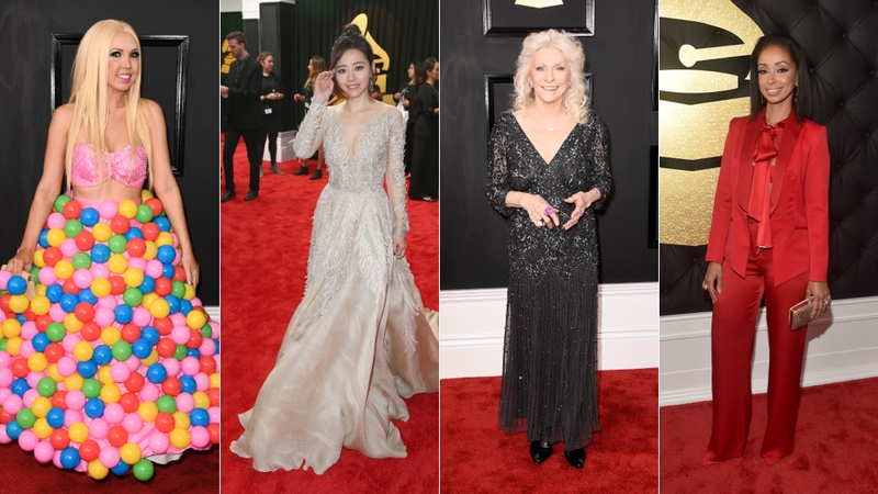 Illustration for article titled Every Wild and Wacky Look From the 59th Grammy Awards Red Carpet